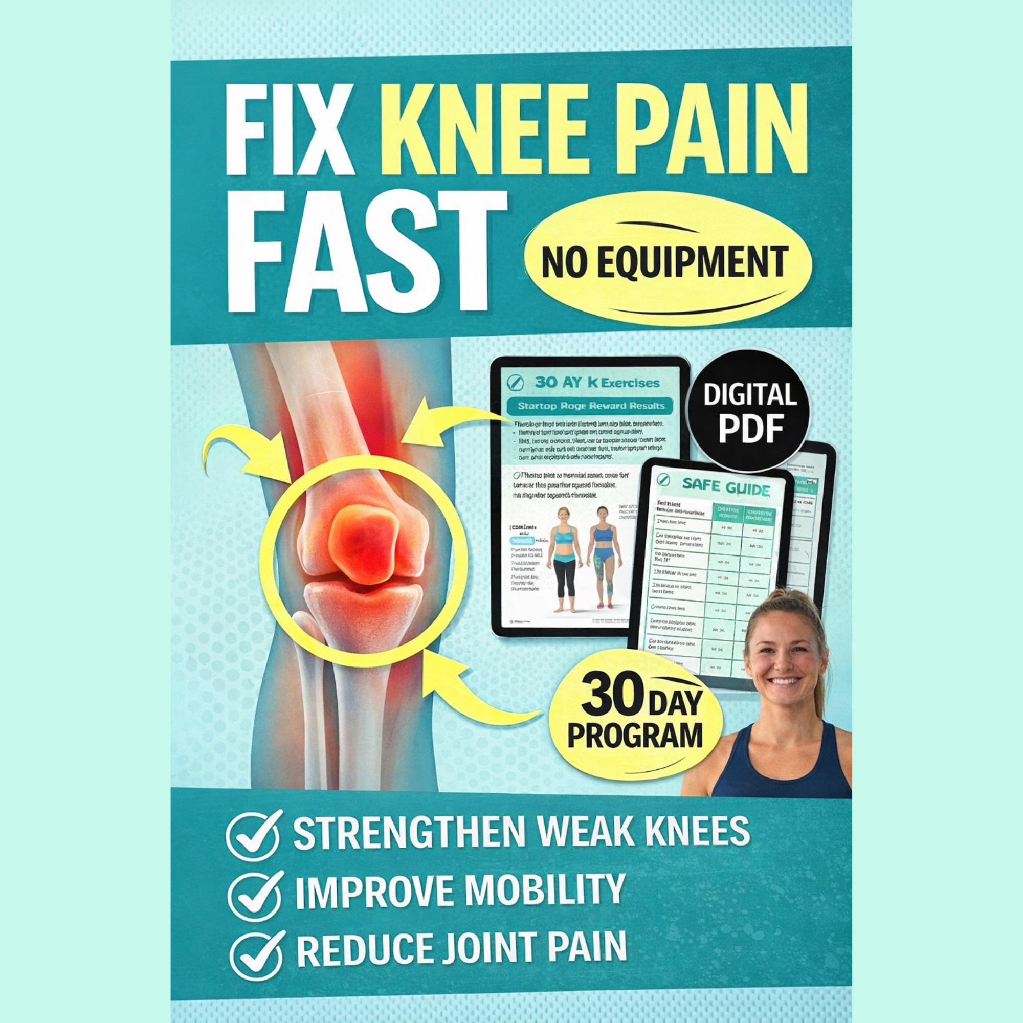 30 Day Knee Rehab E-Book (PDF Download)