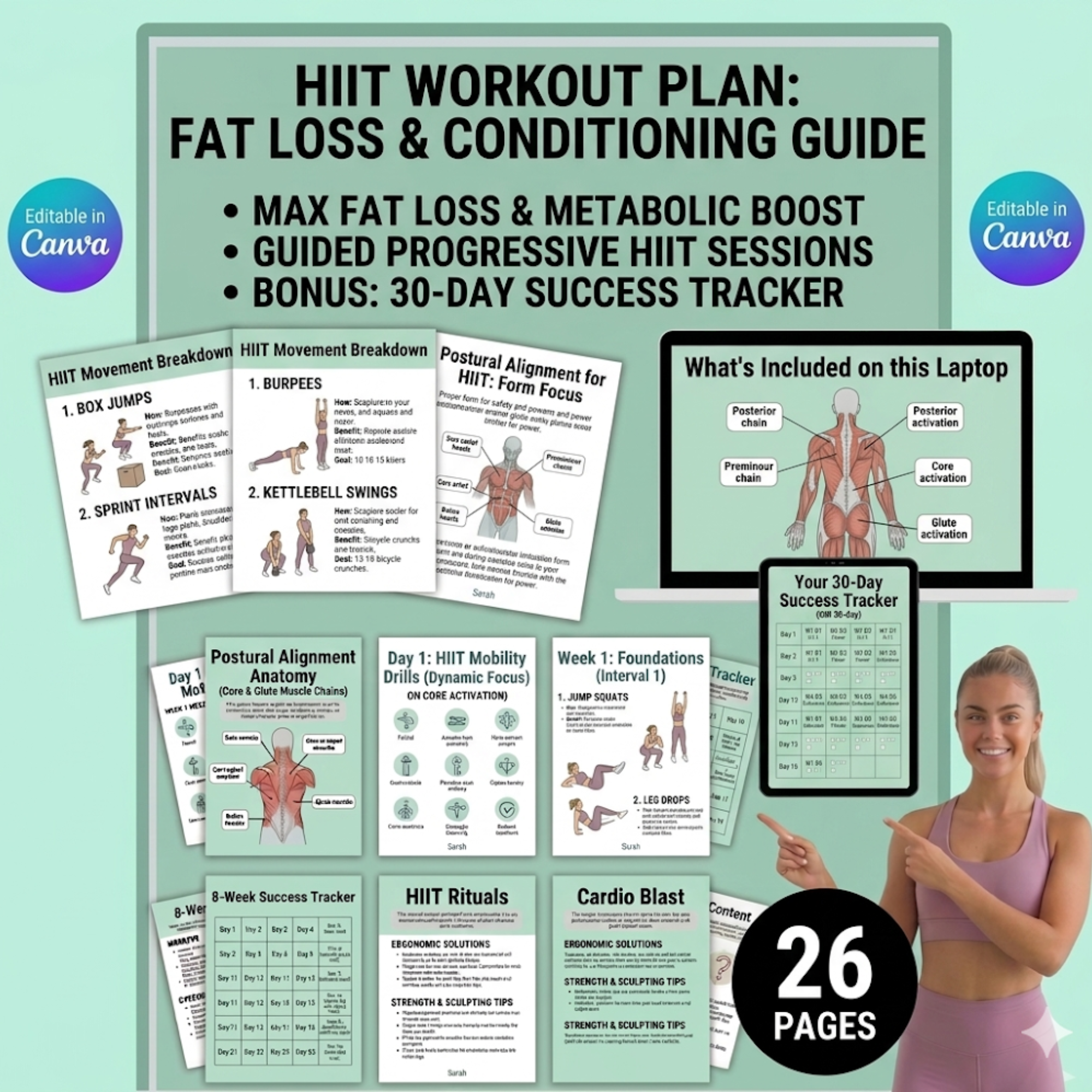 30 Day Fat Loss & Conditioning Exercise Guide E-Book (PDF Download)