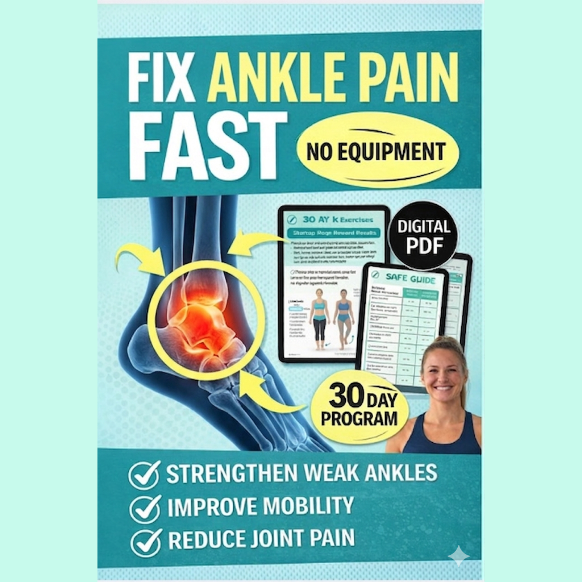 30 Day Ankle Recovery Guide E-Book (PDF Download)