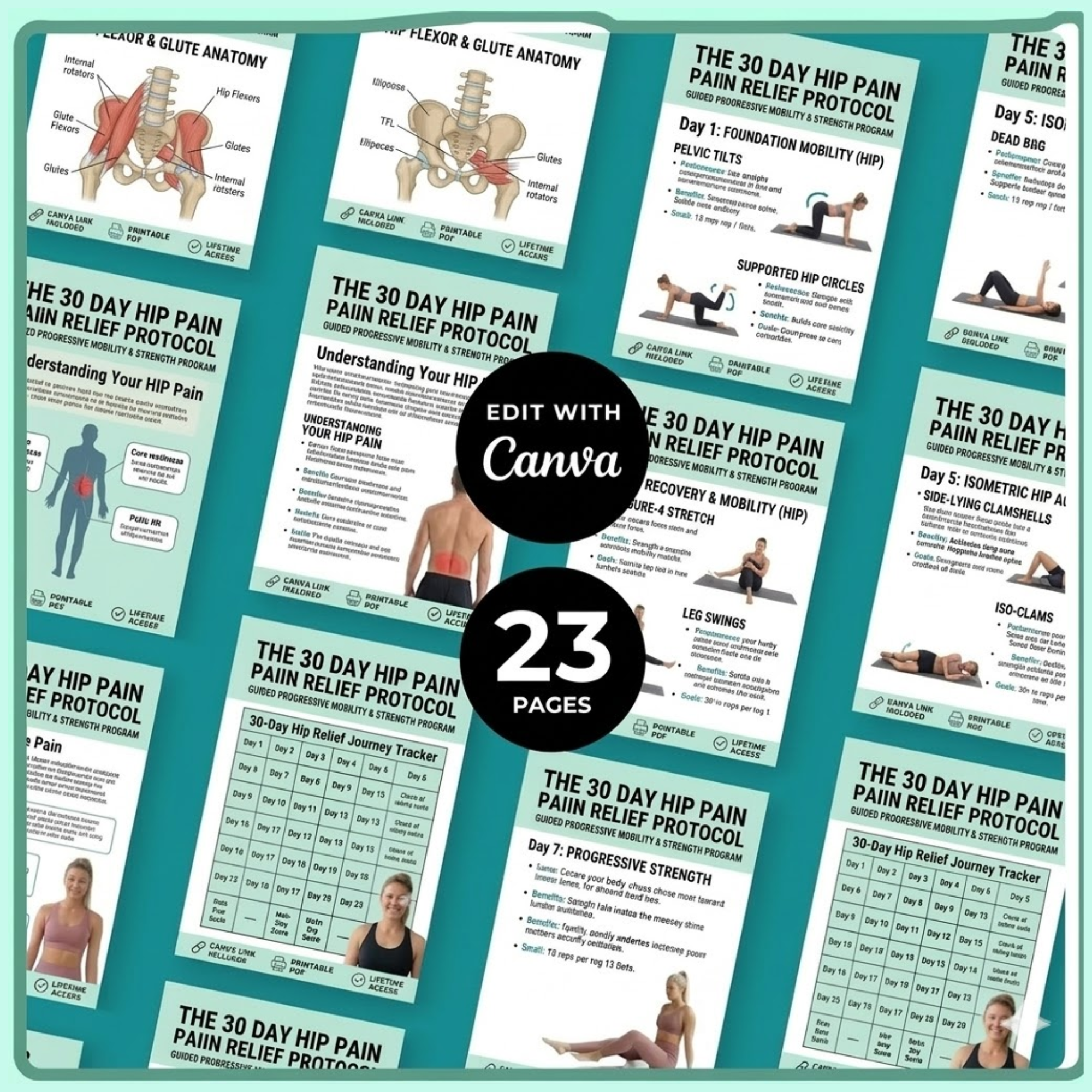30-Day Hip Flexor Restoration E-Book (PDF Download)
