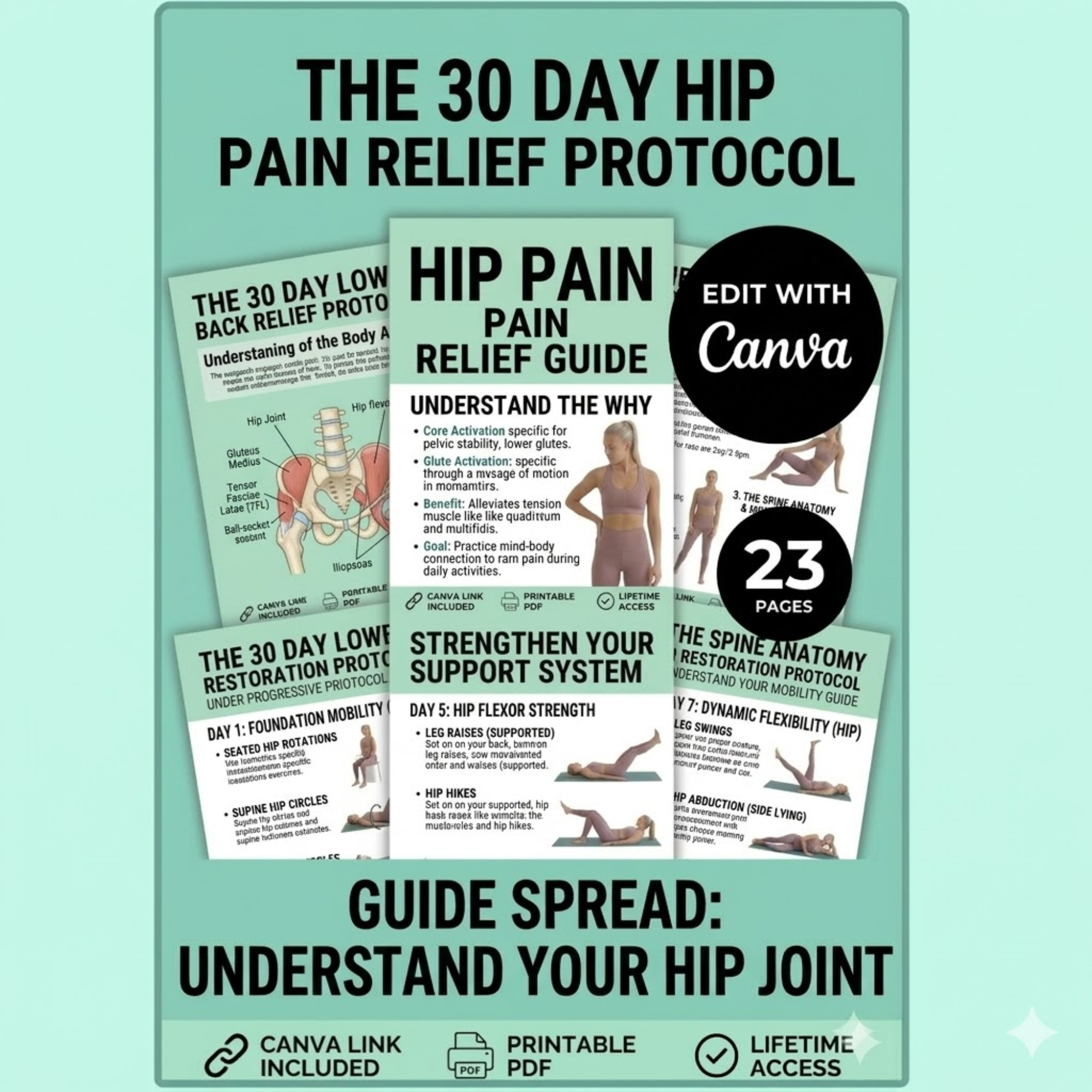 30-Day Hip Flexor Restoration E-Book (PDF Download)