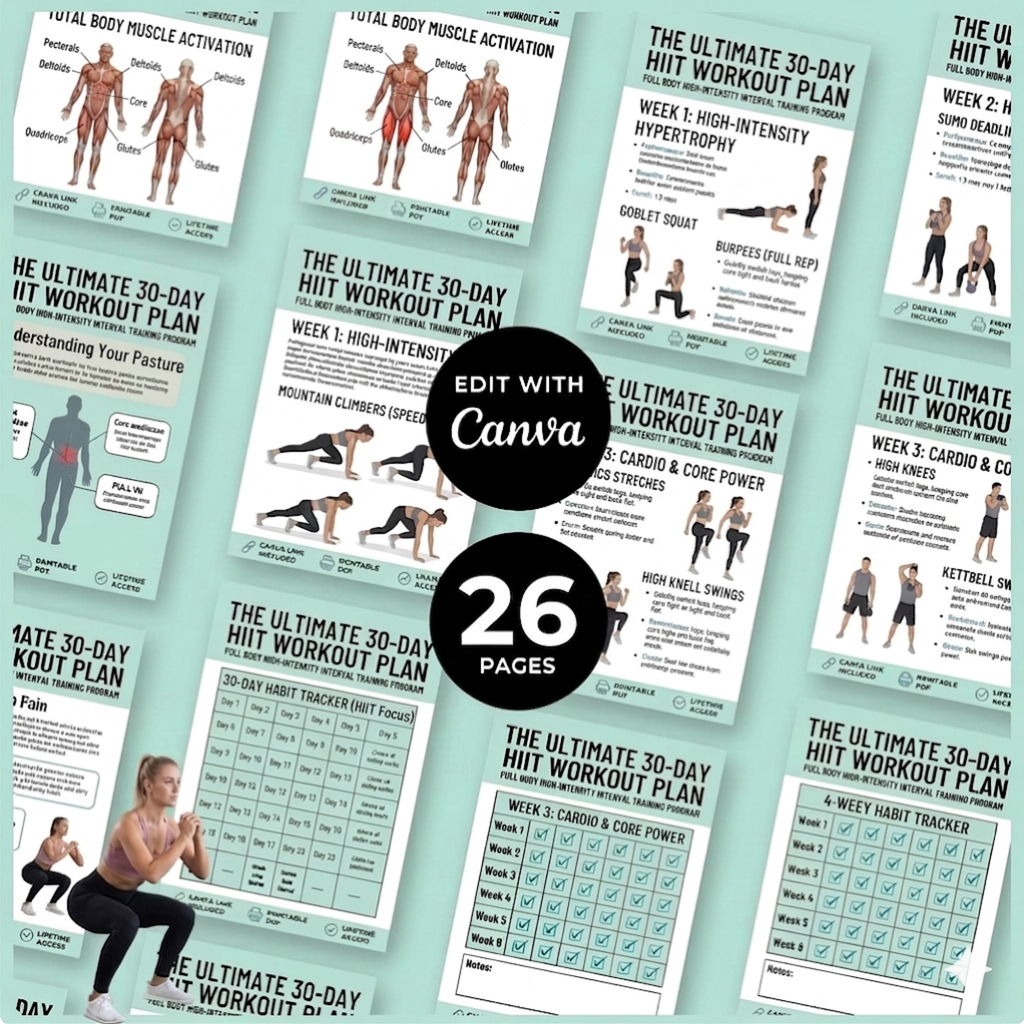 30 Day Fat Loss & Conditioning Exercise Guide E-Book (PDF Download)