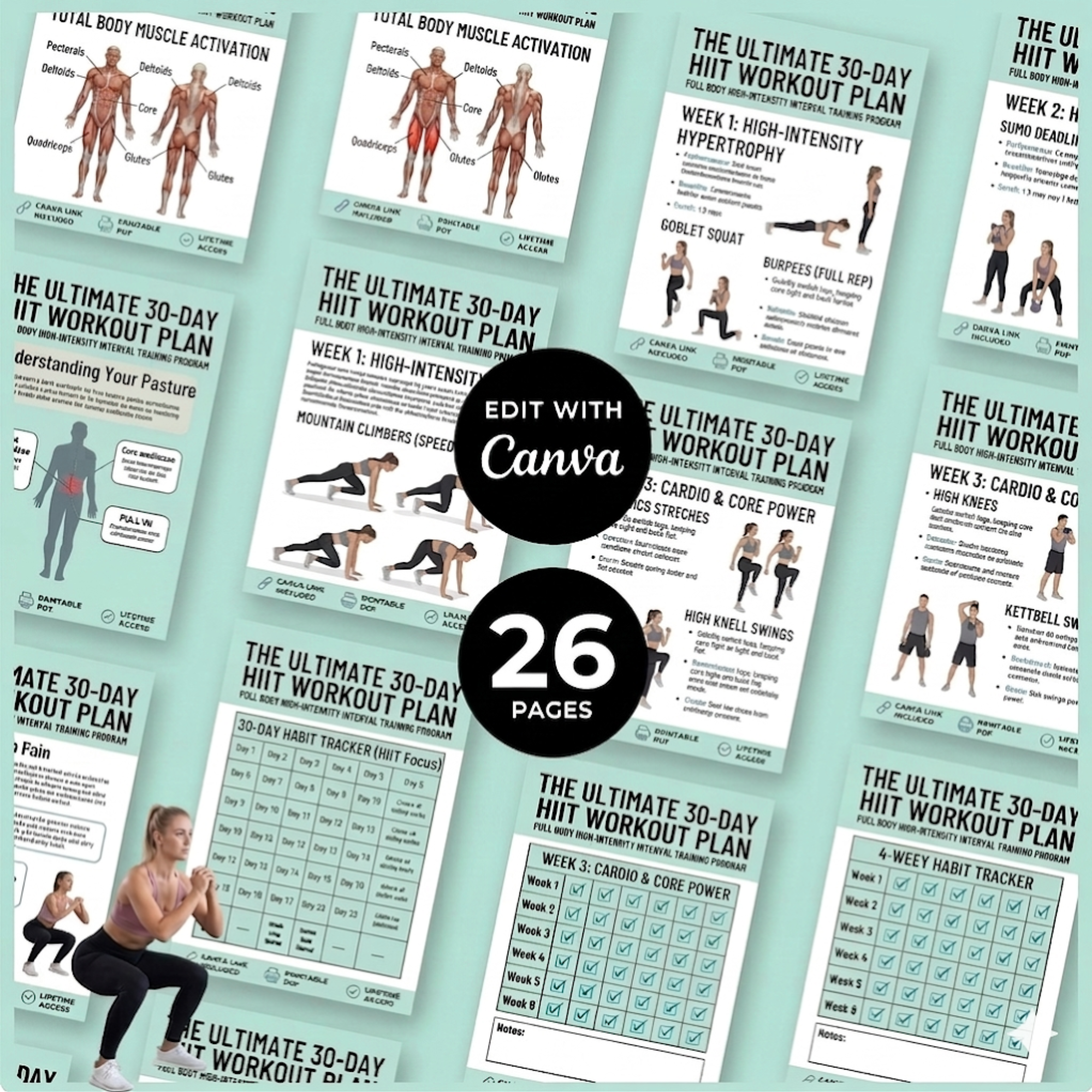 30 Day Fat Loss & Conditioning Exercise Guide E-Book (PDF Download)