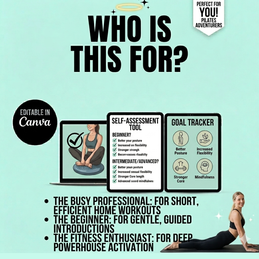 30 Day Pilates Core & Strength Guide E-Book (PDF Download)