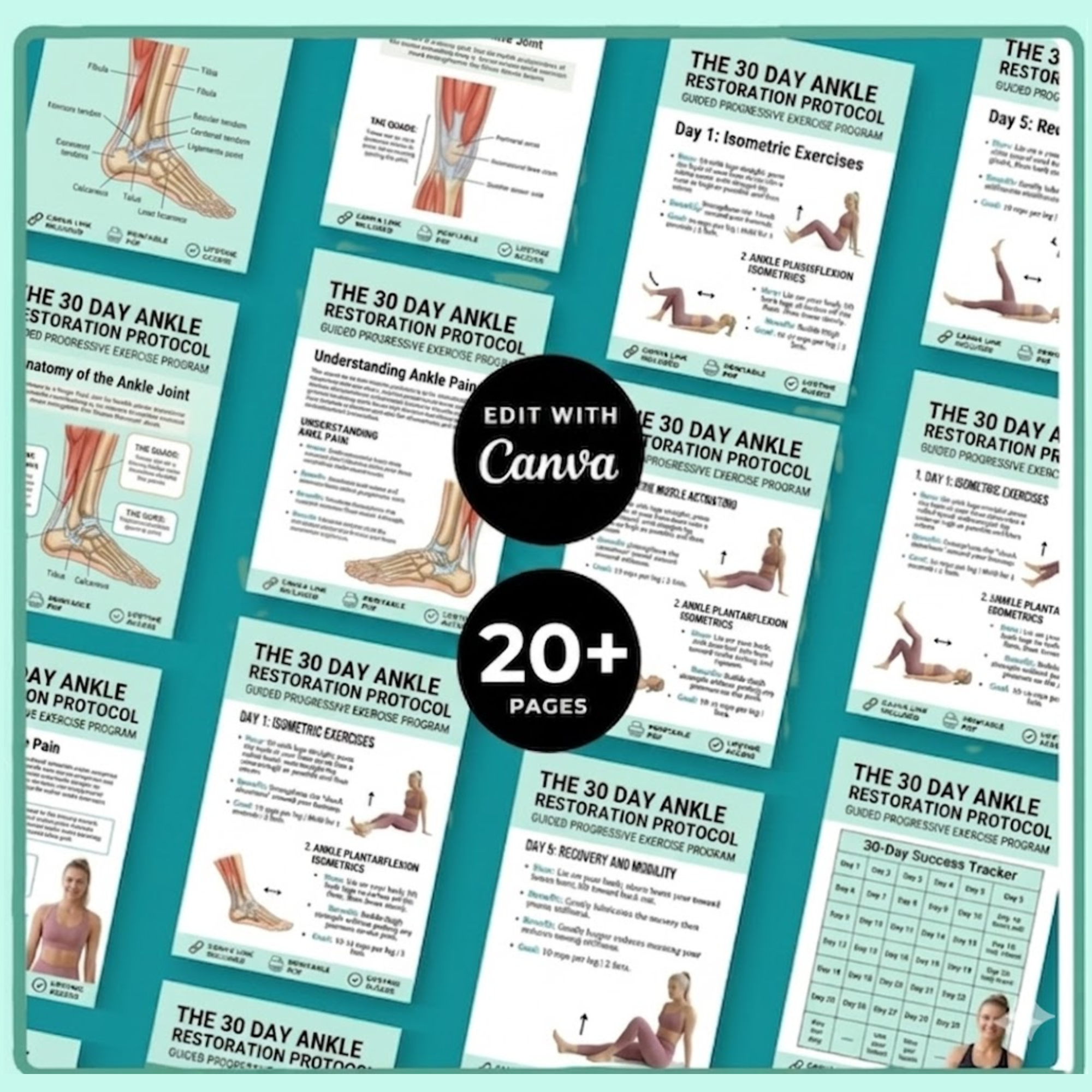 30 Day Ankle Recovery Guide E-Book (PDF Download)