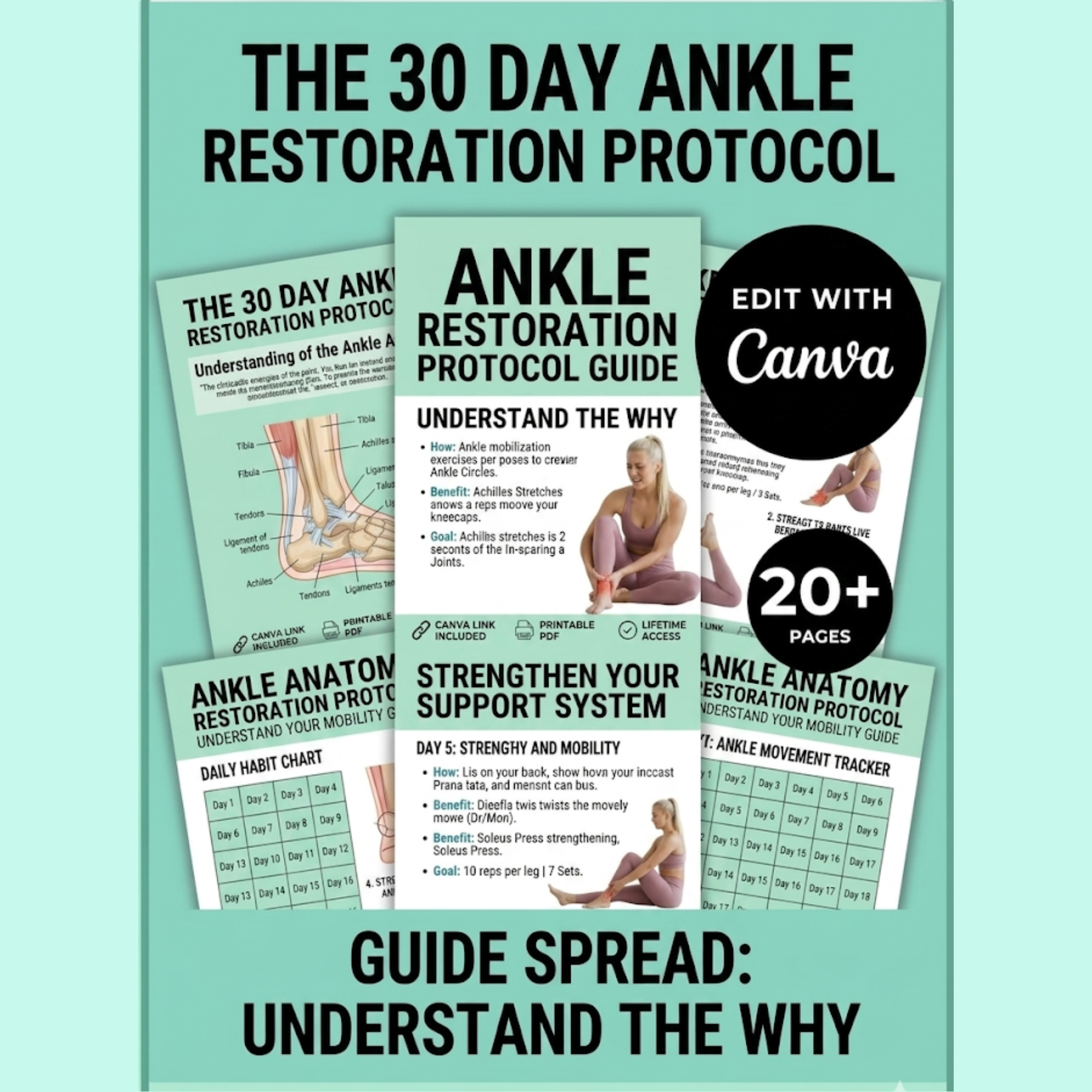 30 Day Ankle Recovery Guide E-Book (PDF Download)