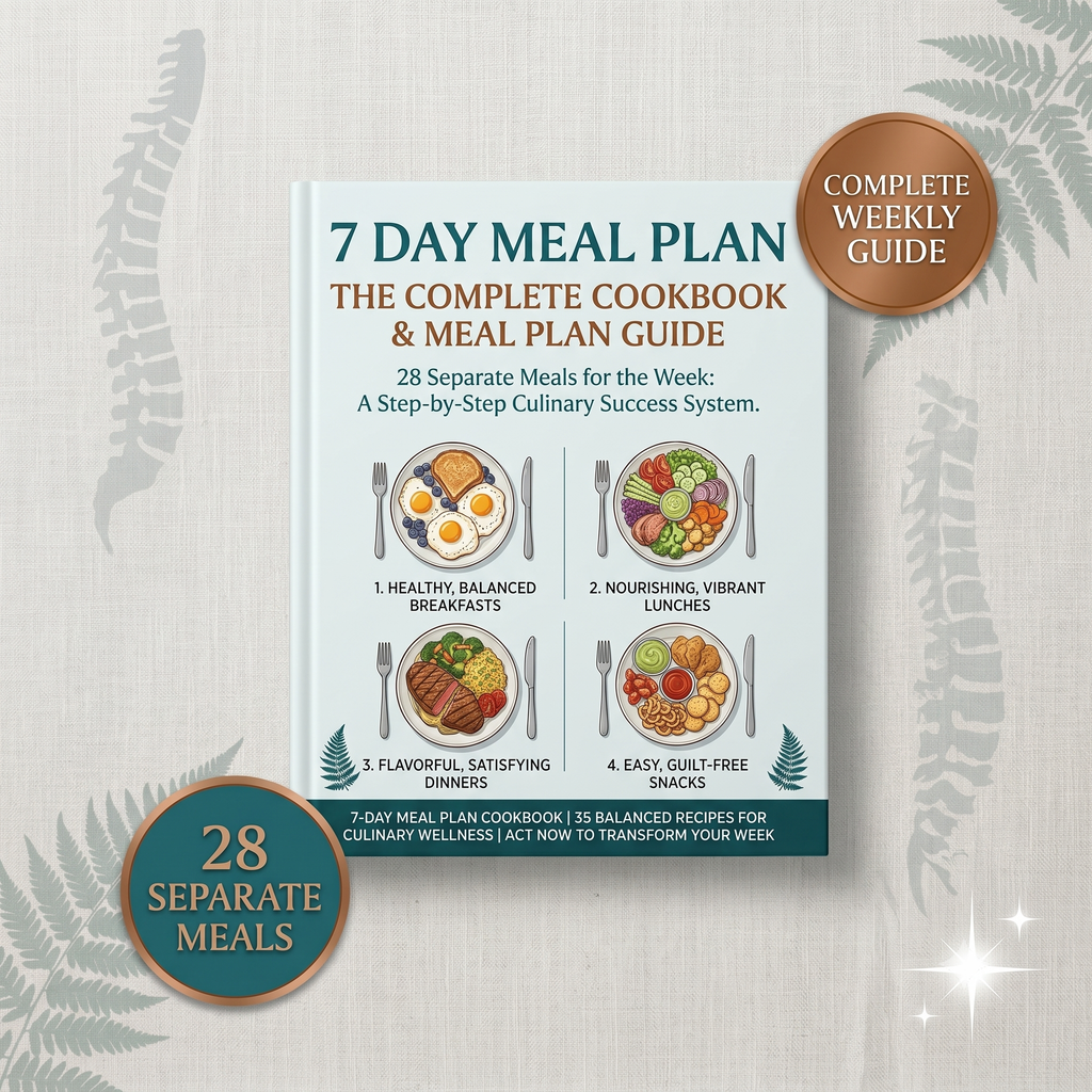 7 Day High Protein Meal Plan E-book (PDF Download)