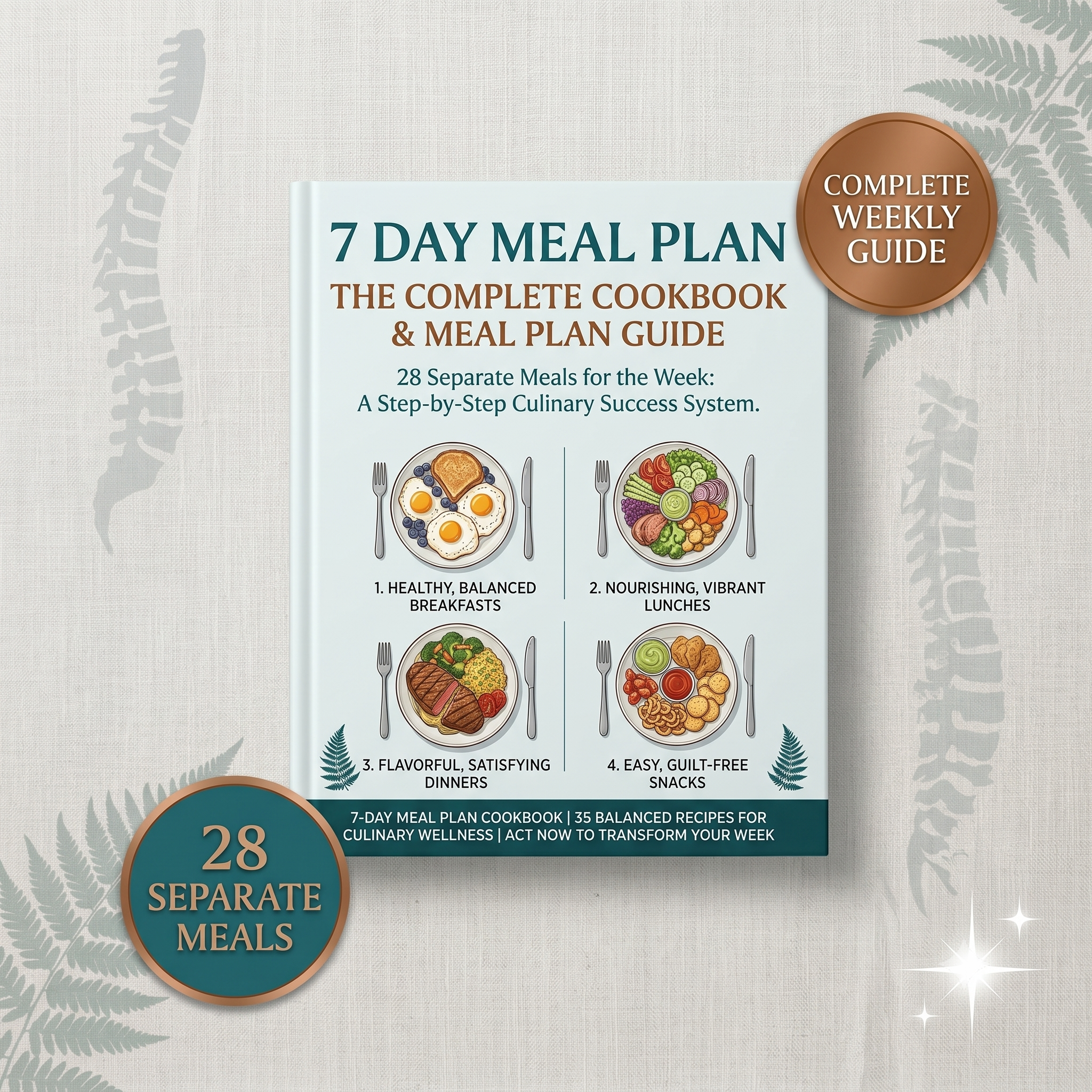 7 Day High Protein Meal Plan E-book (PDF Download)