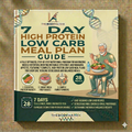 7 Day High Protein Meal Plan E-book (PDF Download)