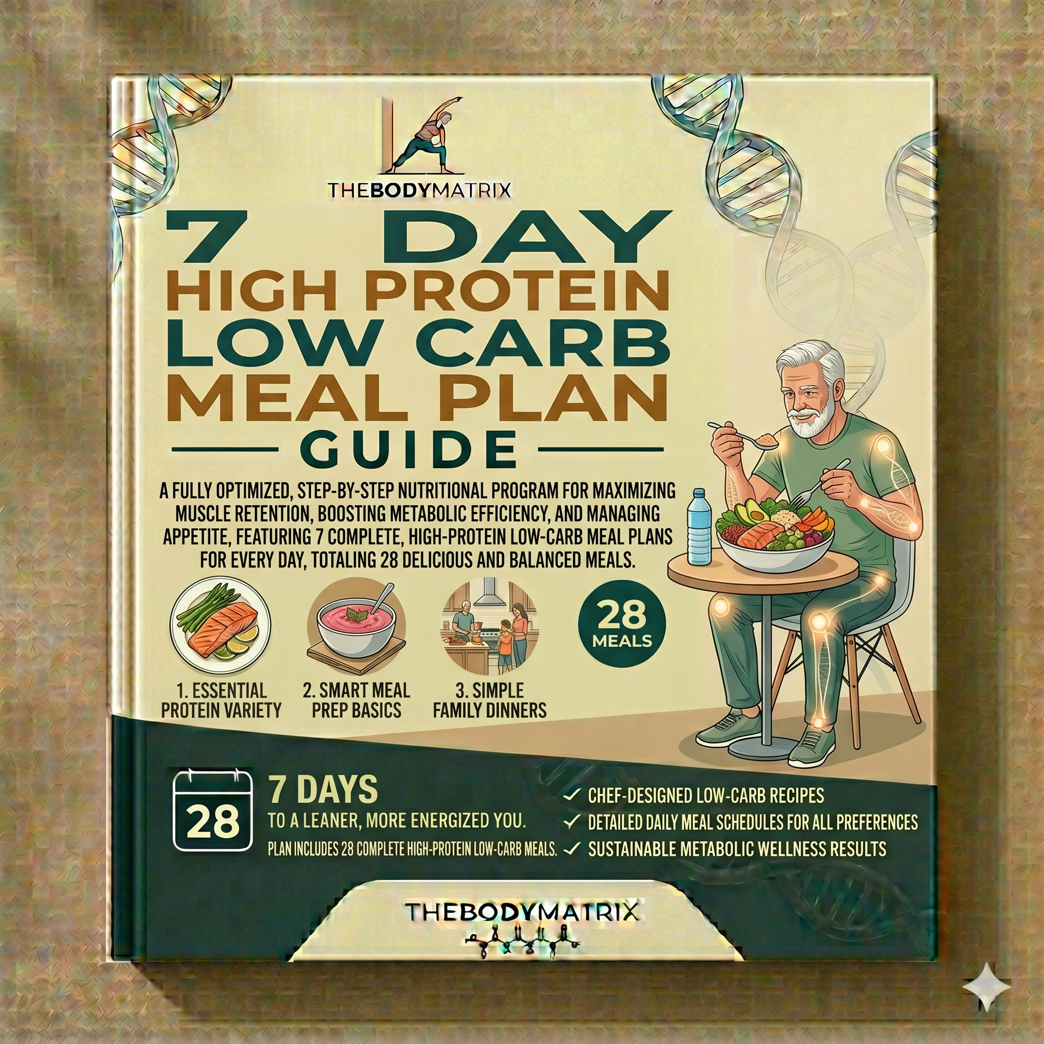 7 Day High Protein Meal Plan E-book (PDF Download)