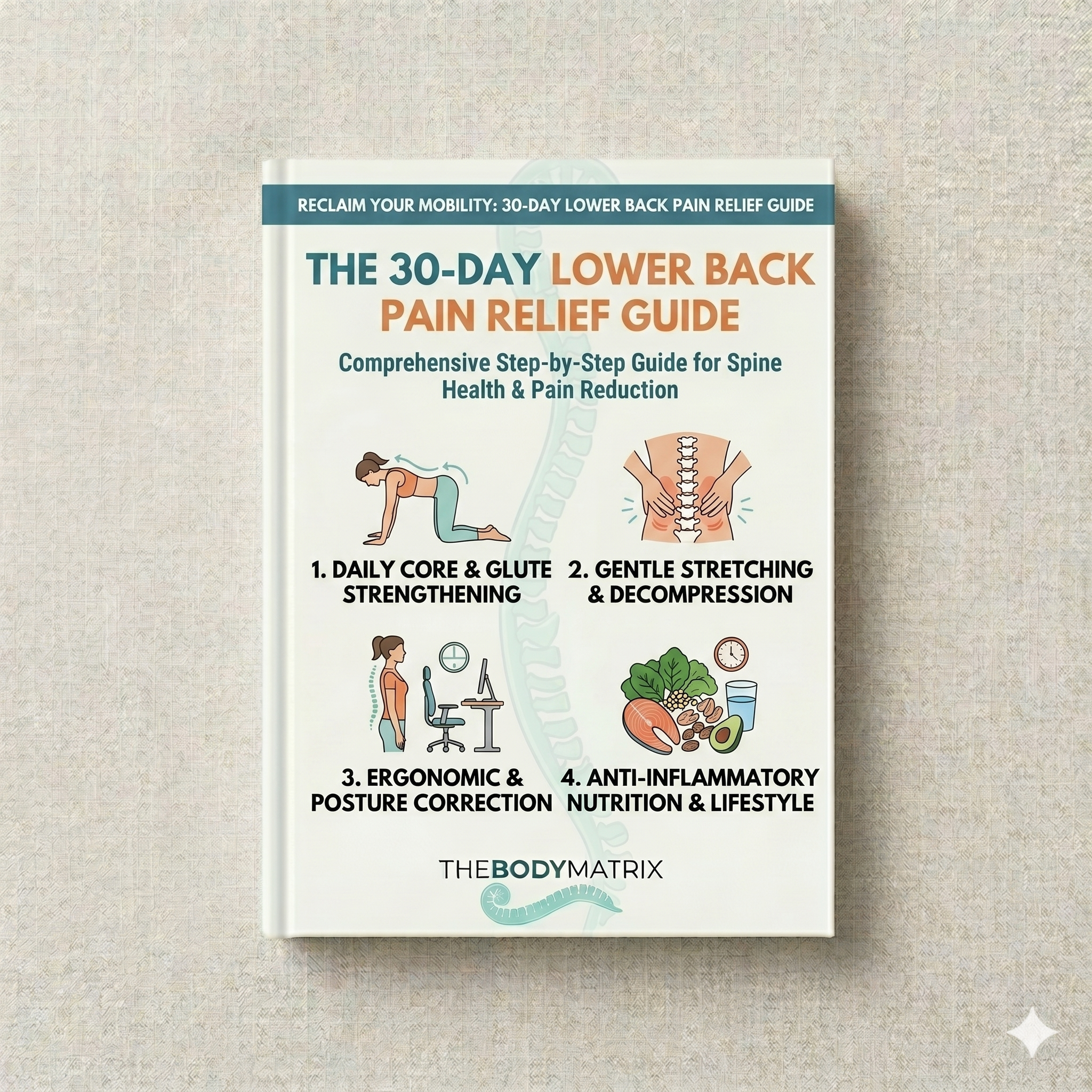 30-Day Lower Back Pain Relief E-Book (PDF Download)
