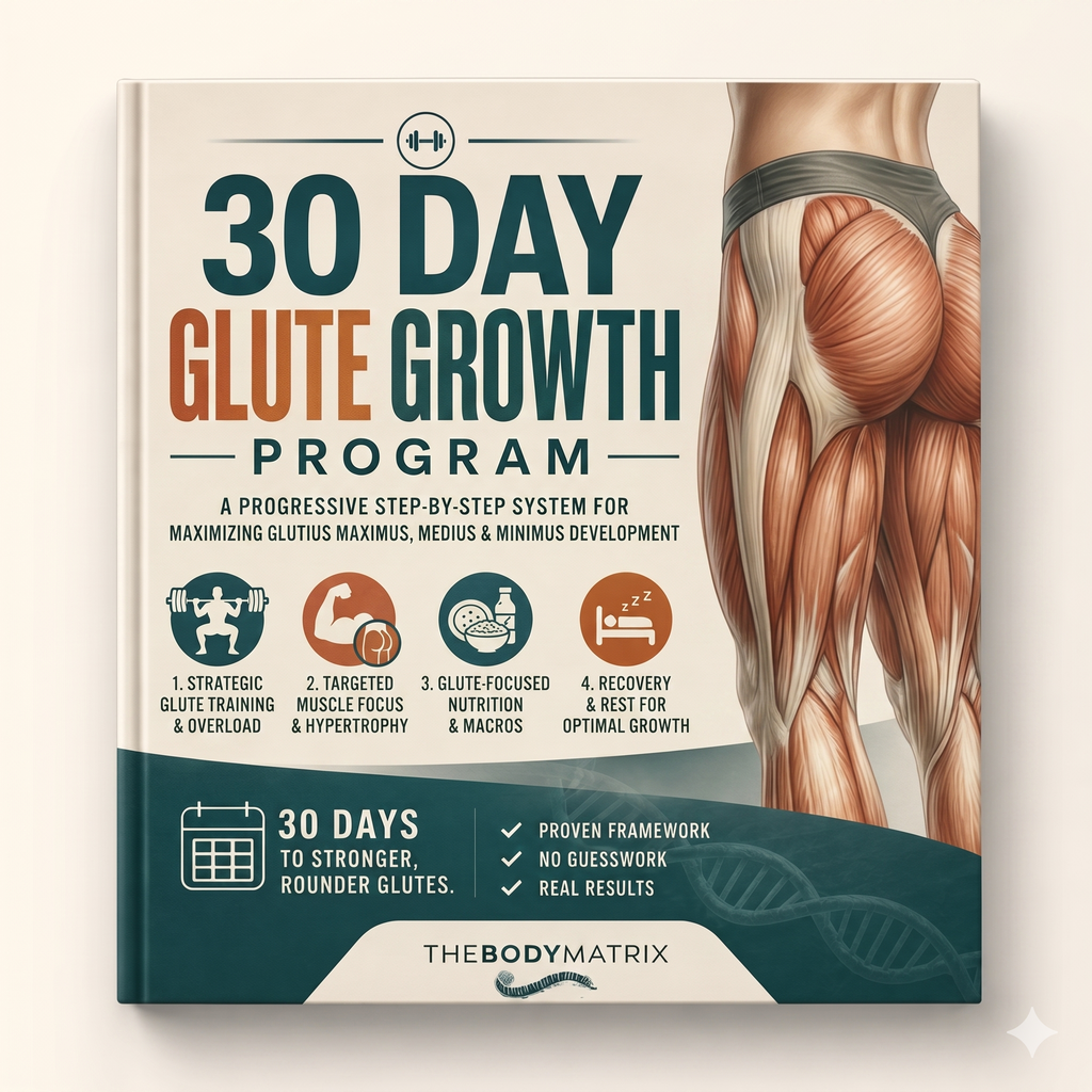 30-Day Glute Growth Workout E-Book (PDF Download)