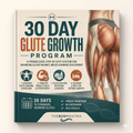 30-Day Glute Growth Workout E-Book (PDF Download)