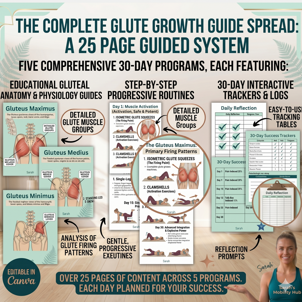 30-Day Glute Growth Workout E-Book (PDF Download)